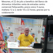 gala solidaria circo Quimera 22 de julio parque de Mesones a favor del Banco de Alimentos Infantiles