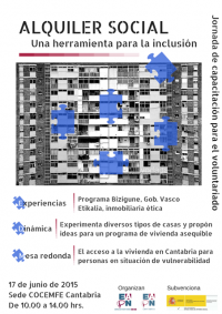 Cartel EAPN Cantabria alquiler social