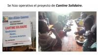 mejorar las condiciones de los niños que comen en nuestros comedor necesitamos mesas sillas cubiertos, platos ...etc